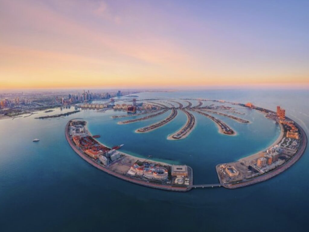 Palm Jumeirah, ilha artificial em Dubai