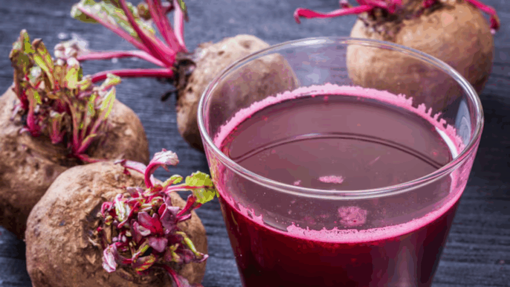 Copo suco de beterraba