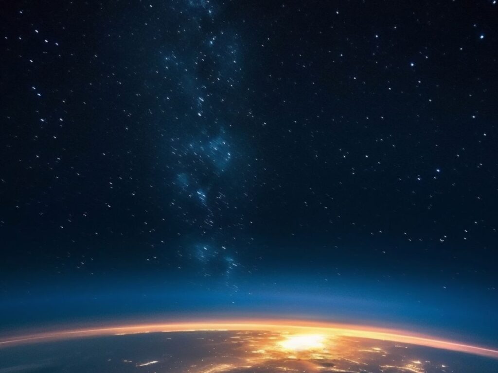 Terra vista do espaço