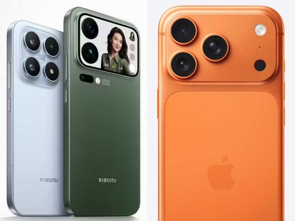 Xiaomi 17 Pro Max e iPhone 17 Pro Max