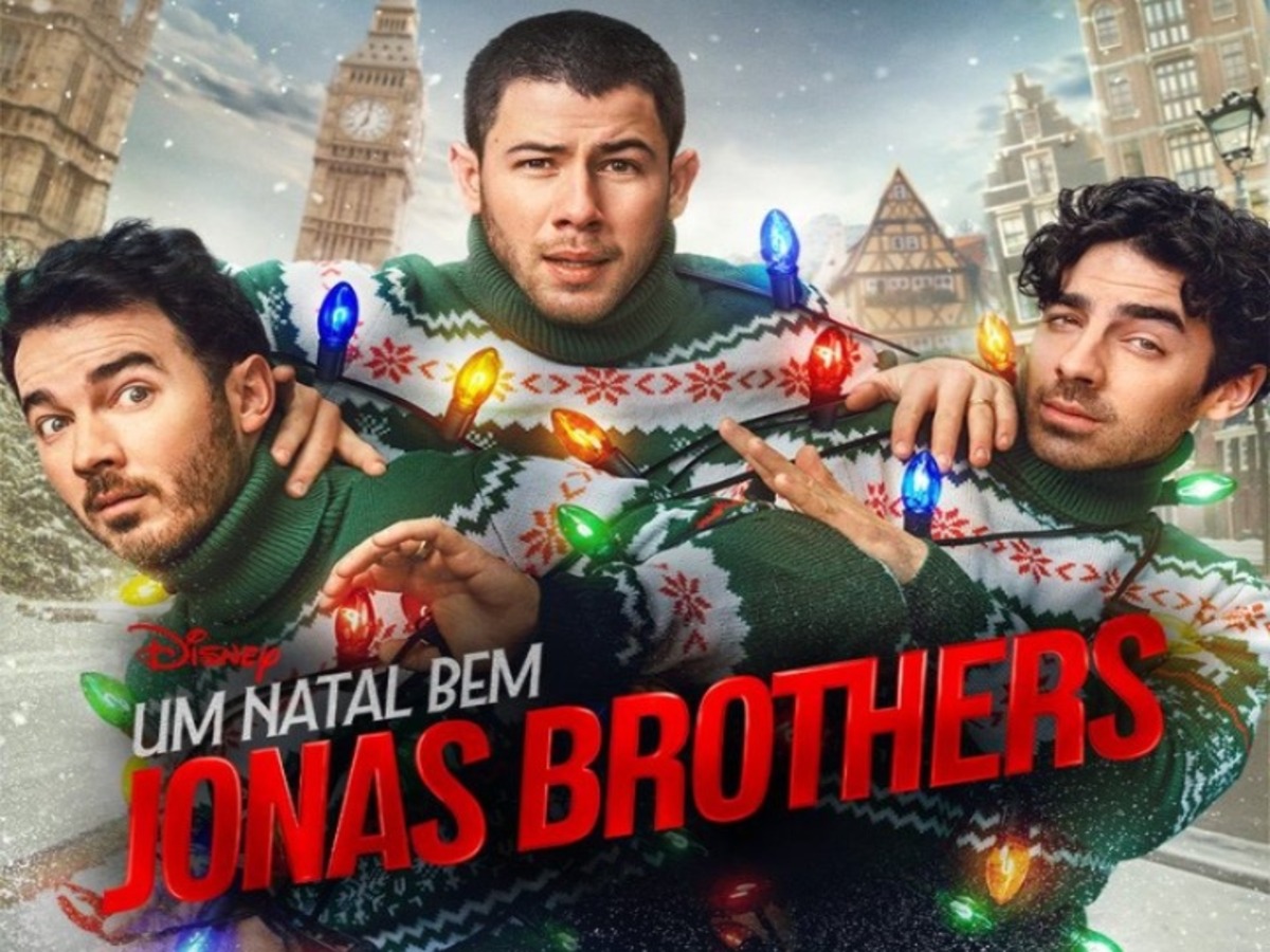 Imagem colorida dos Jonas Brothers