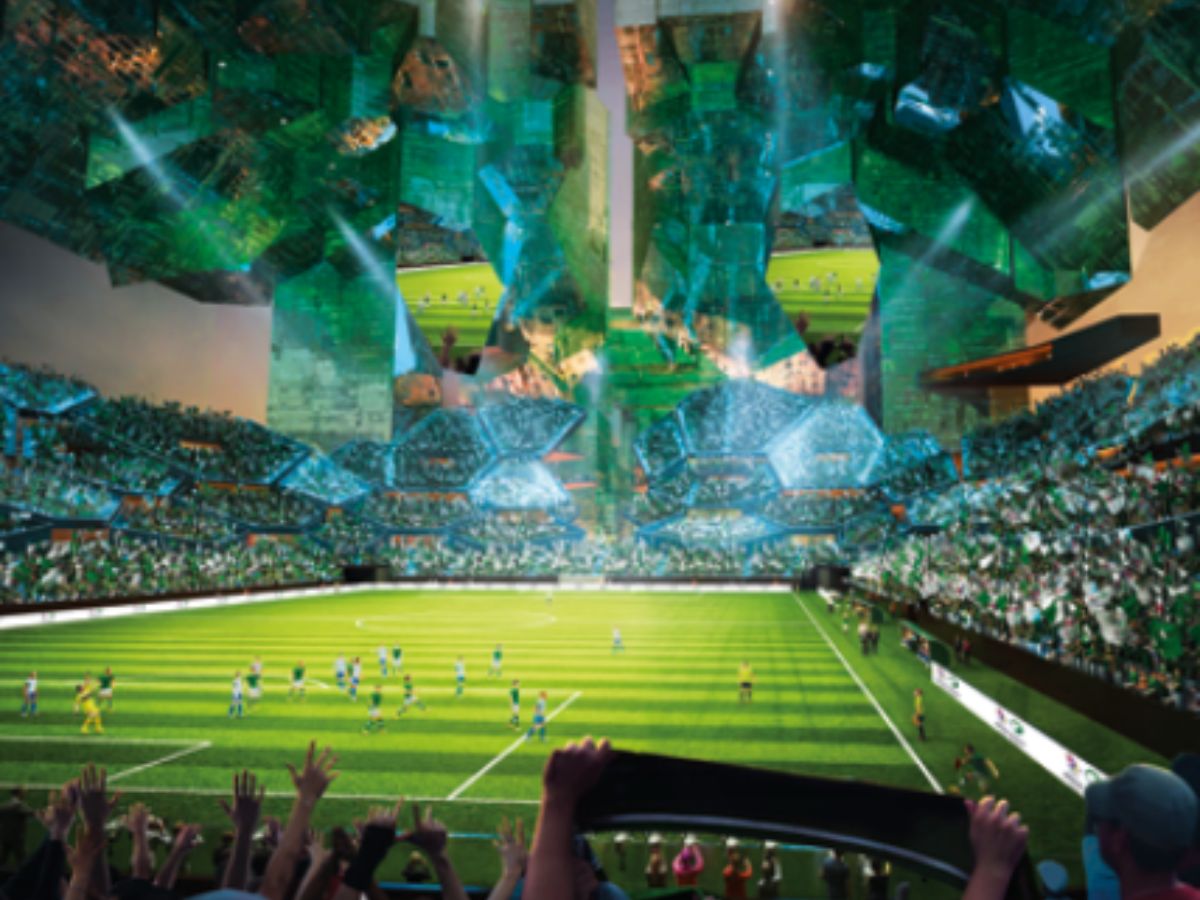 Copa de 2034: Arábia Saudita planeja estádio nas alturas movido a energia limpa