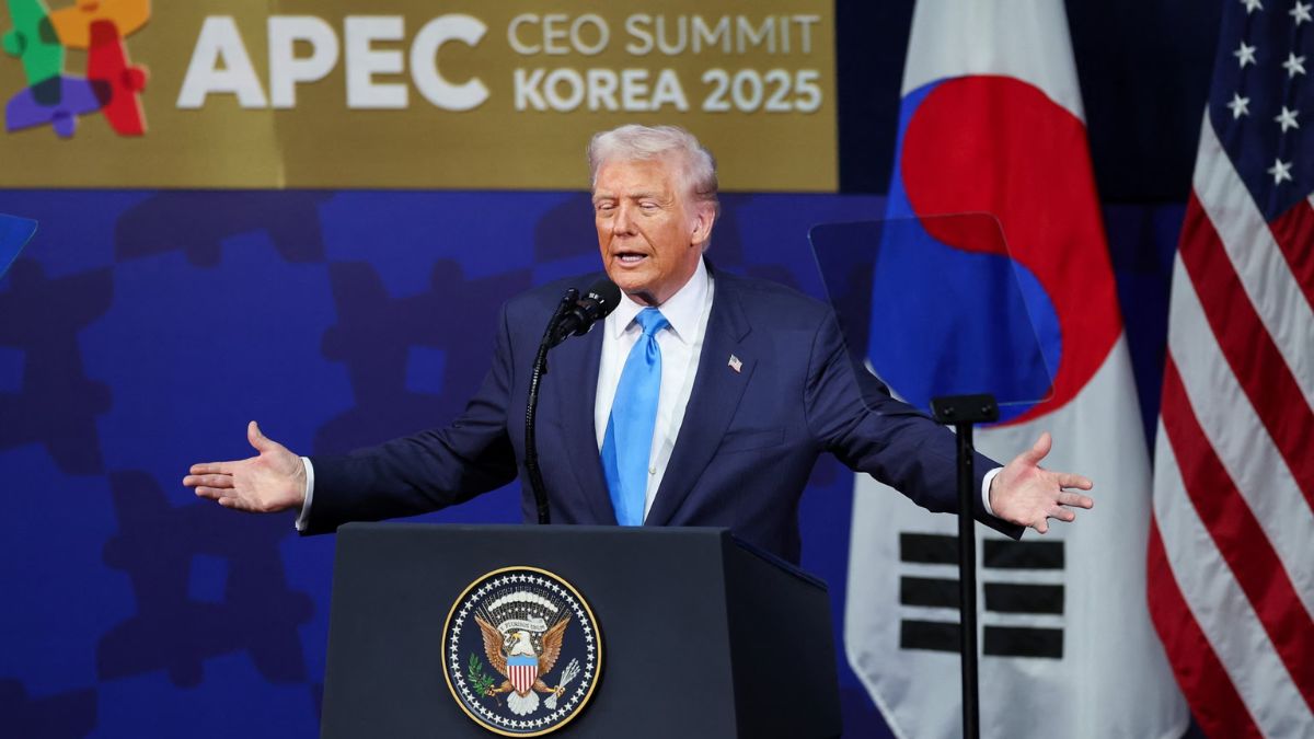 CIDADES Trump discursa na Coreia do Sul