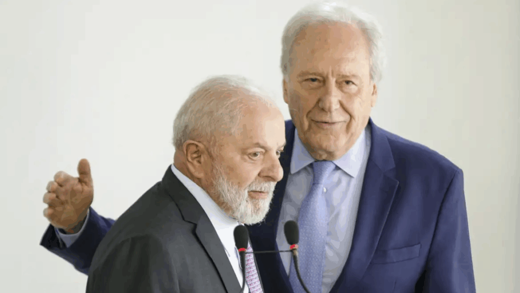 Lula e Lewandowski Presidente Lula e o ministro da Justiça e Segurança Pública Ricardo Lewandowski
