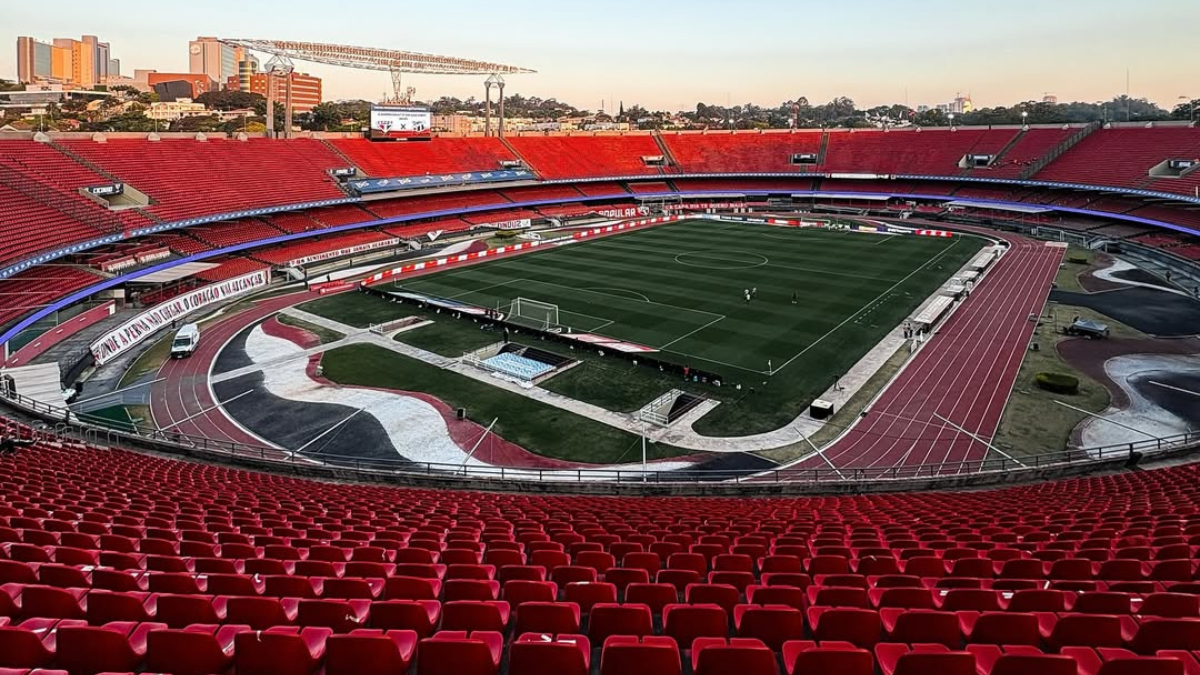 MORUMBIS vista aérea do Estádio do MorumBIS