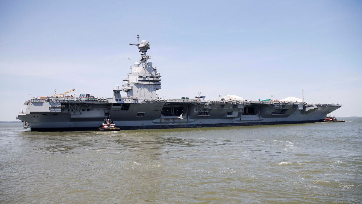 Navio americano Unidade de Pré-comissionamento Gerald R. Ford