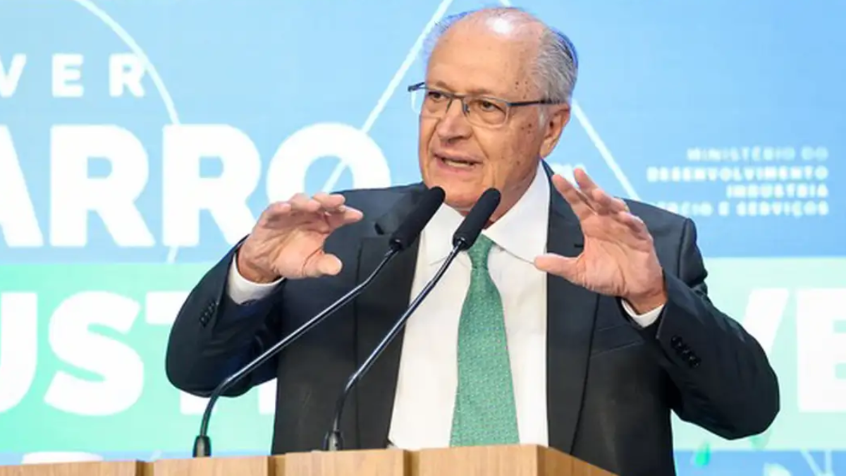 Geraldo Alckmin O vice-presidente Geraldo Alckmin