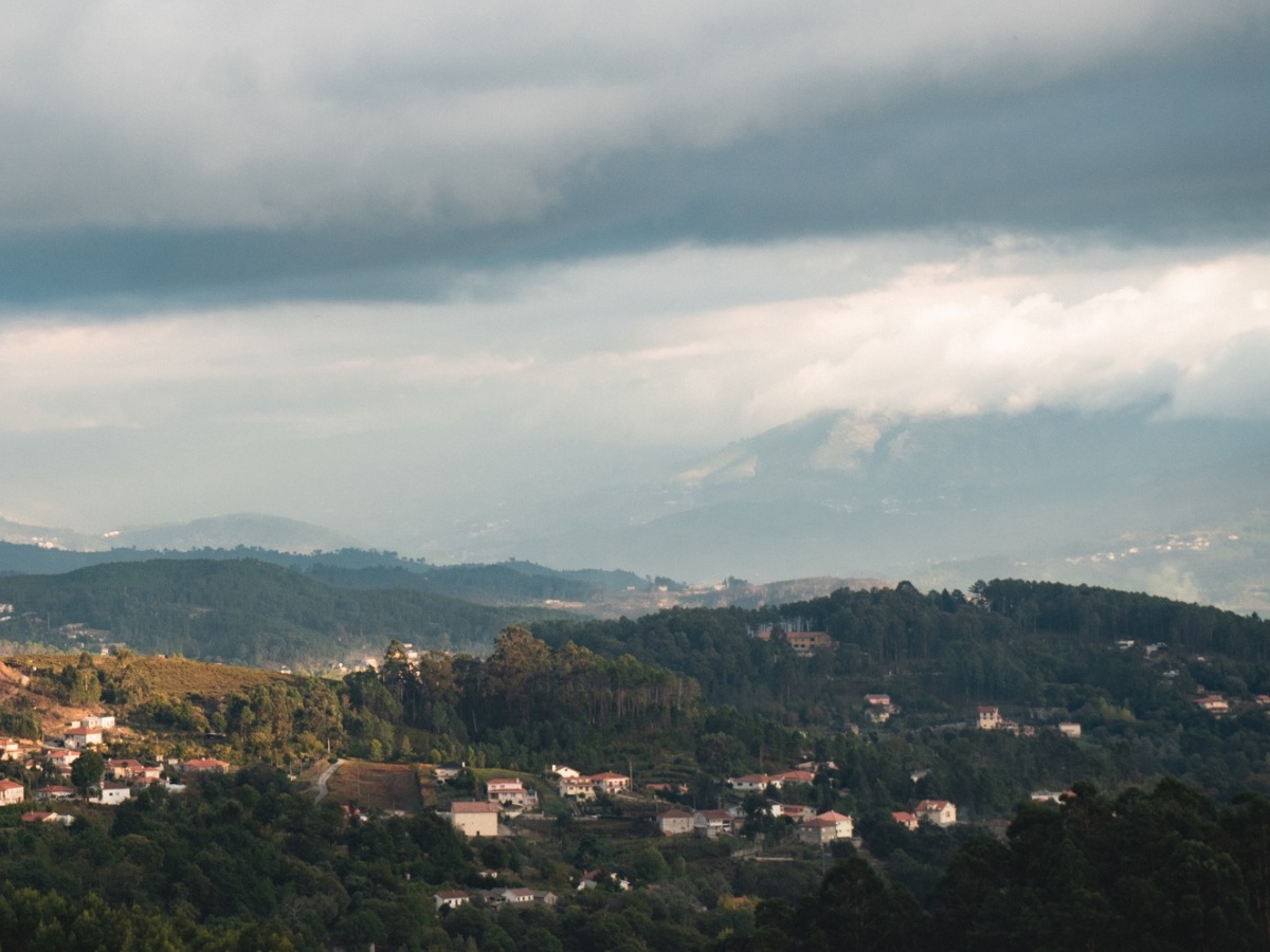 Vilarejo visto de cima